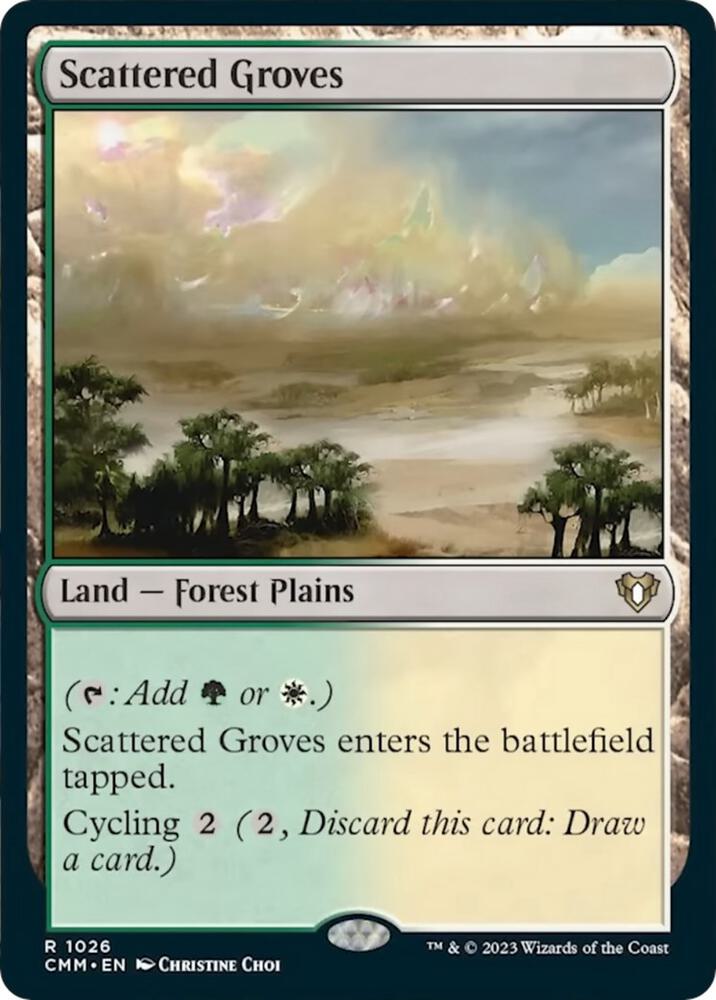 Scattered Groves 1026/451 (Commander Masters)  | Chromatic Games