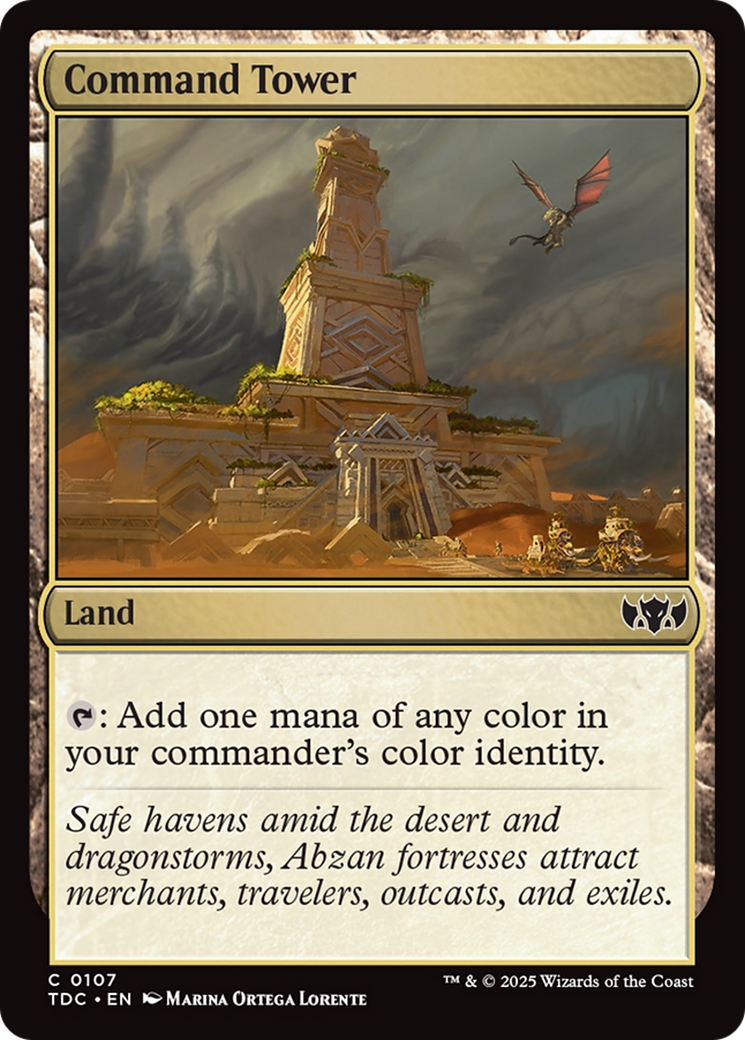 Command Tower [Tarkir: Dragonstorm Commander] | Chromatic Games