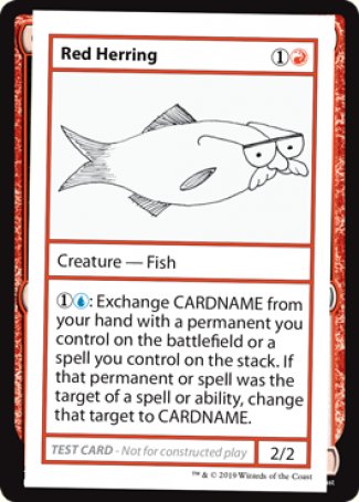 Red Herring (2021 Edition) [Mystery Booster Playtest Cards] | Chromatic Games