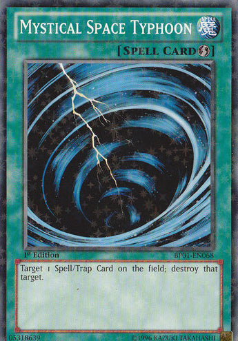 Mystical Space Typhoon [BP01-EN068] Starfoil Rare | Chromatic Games