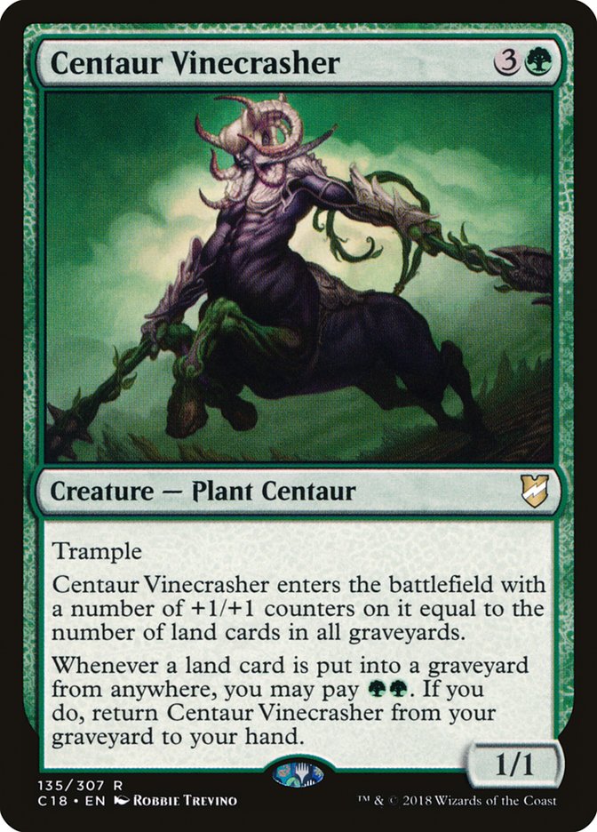 Centaur Vinecrasher 135/307 (Commander 2018)  | Chromatic Games