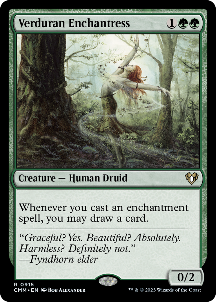 Verduran Enchantress [Commander Masters] | Chromatic Games