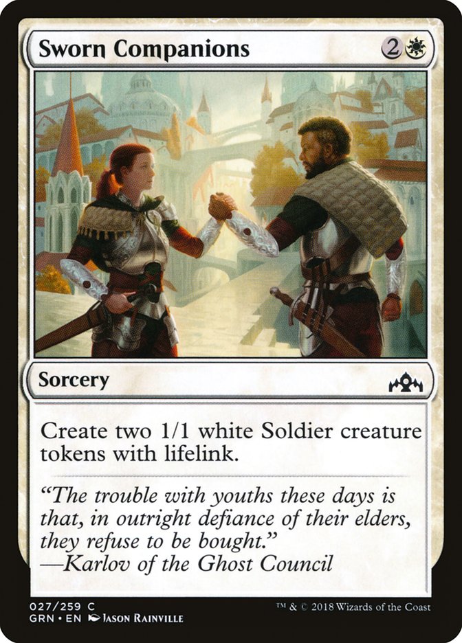 Sworn Companions 27/259 (Guilds of Ravnica)  | Chromatic Games