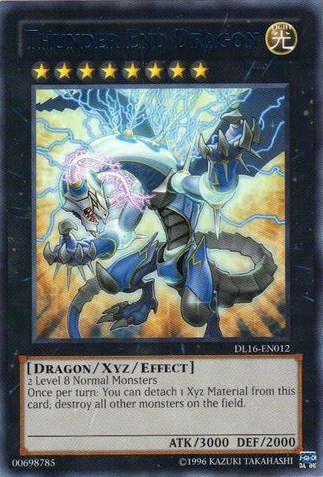 Thunder End Dragon (Blue) [DL16-EN012] Rare | Chromatic Games