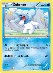 Cubchoo (21/111) [XY: Furious Fists] | Chromatic Games