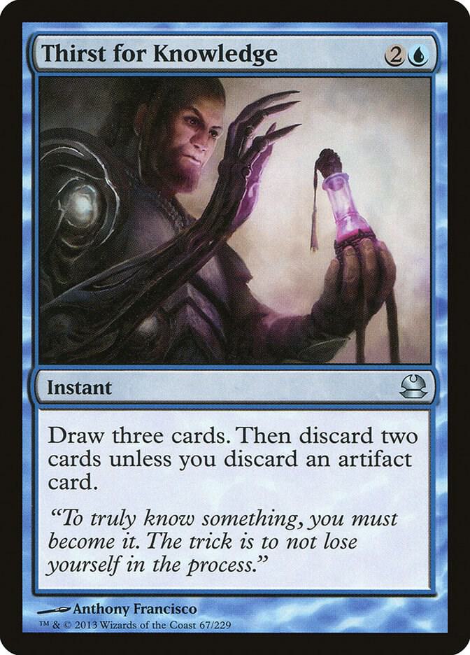 Thirst for Knowledge 67/229 (Modern Masters)  | Chromatic Games