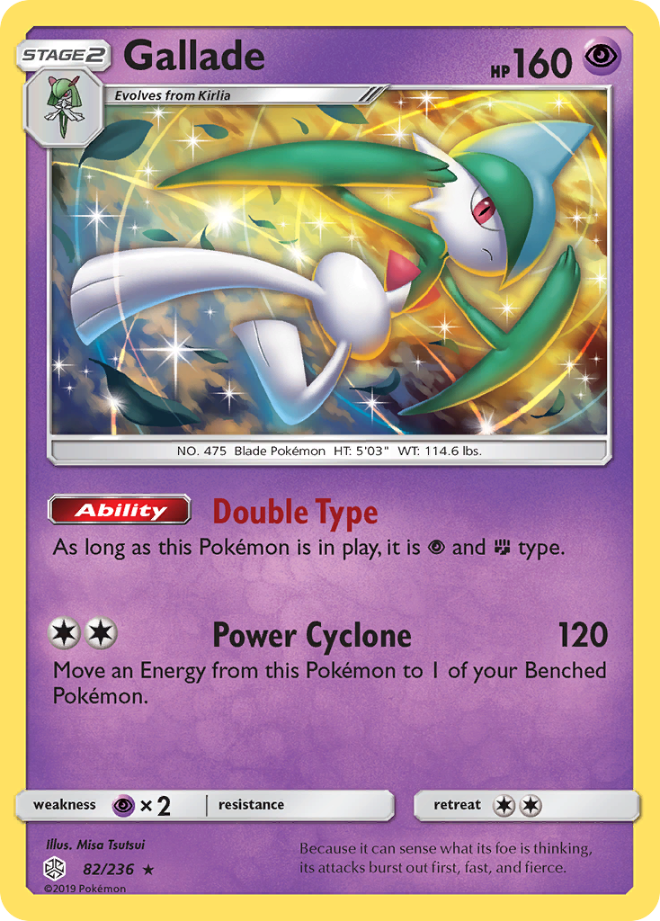 Gallade (82/236) [Sun & Moon: Cosmic Eclipse] | Chromatic Games