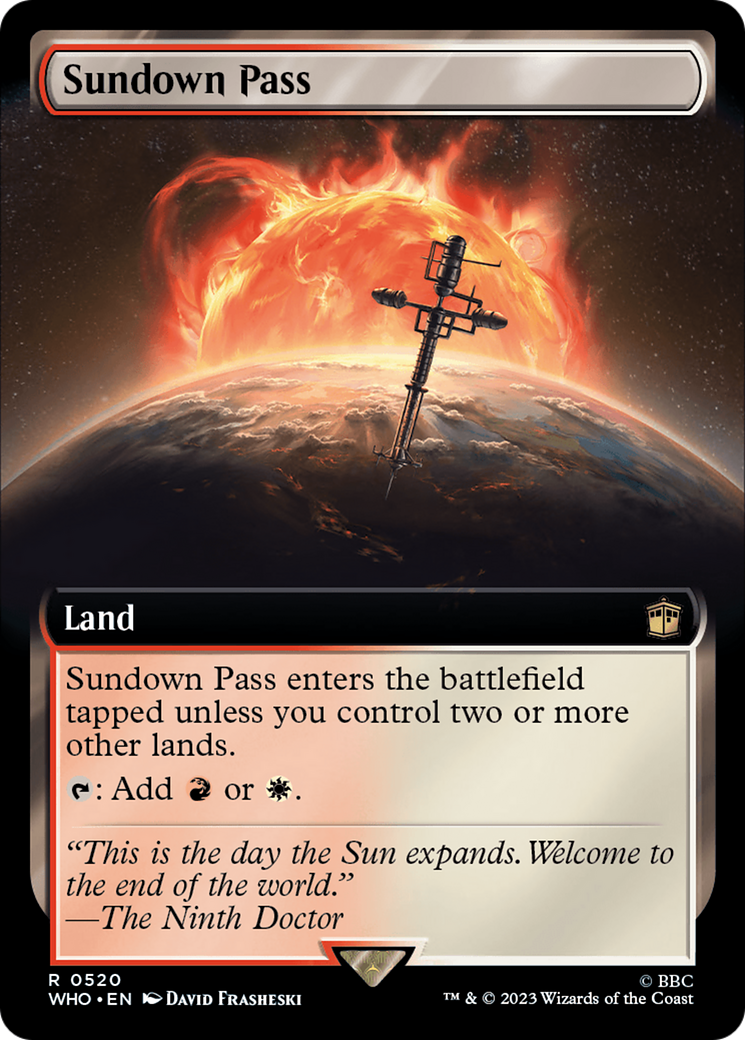 Sundown Pass (Extended Art) [Doctor Who] | Chromatic Games