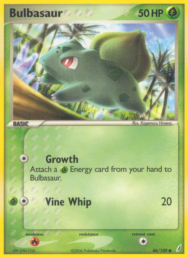 Bulbasaur (46/100) [EX: Crystal Guardians] | Chromatic Games