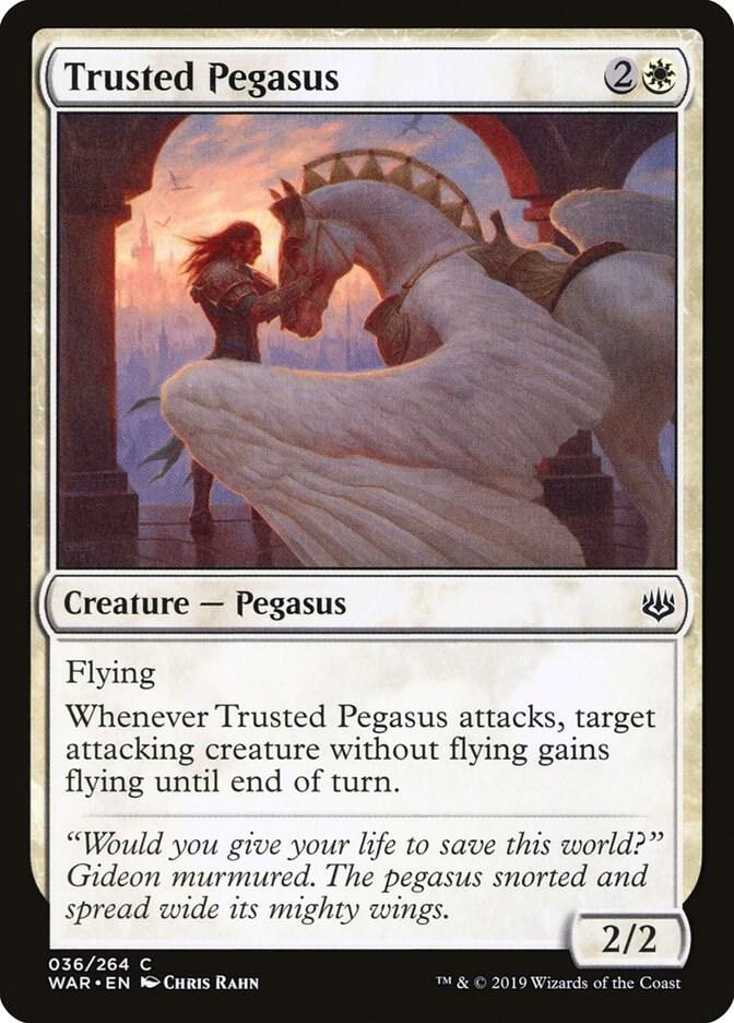 Trusted Pegasus 36/264 (War of the Spark)  | Chromatic Games