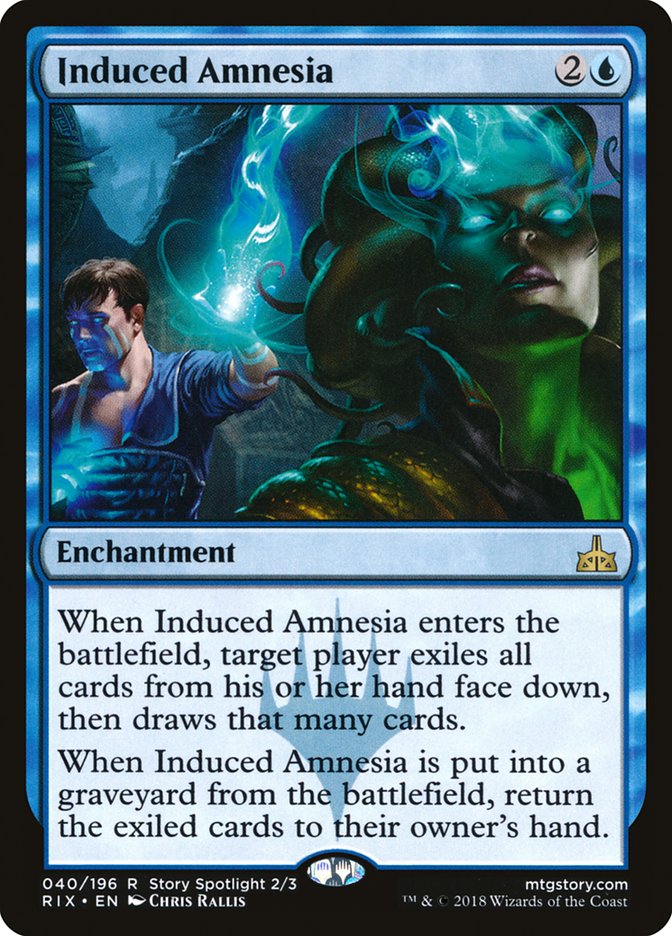 Induced Amnesia 40/196 (Rivals of Ixalan)  | Chromatic Games