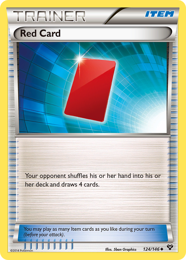 Red Card (124/146) [XY: Base Set] | Chromatic Games