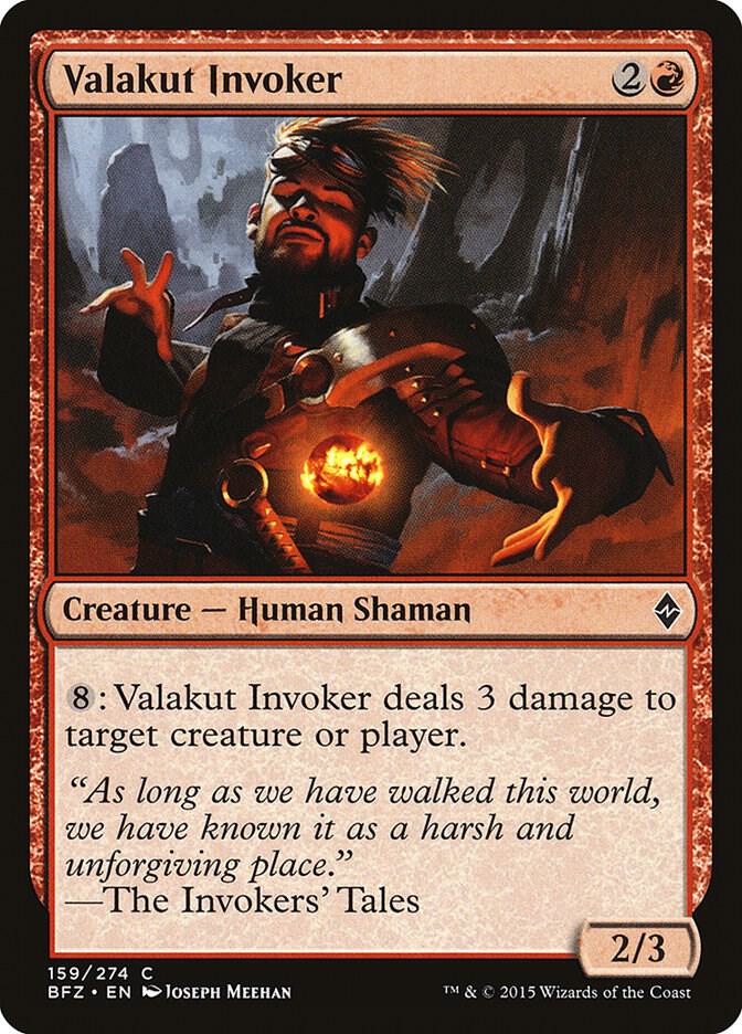 Valakut Invoker 159/274 (Battle for Zendikar)  | Chromatic Games