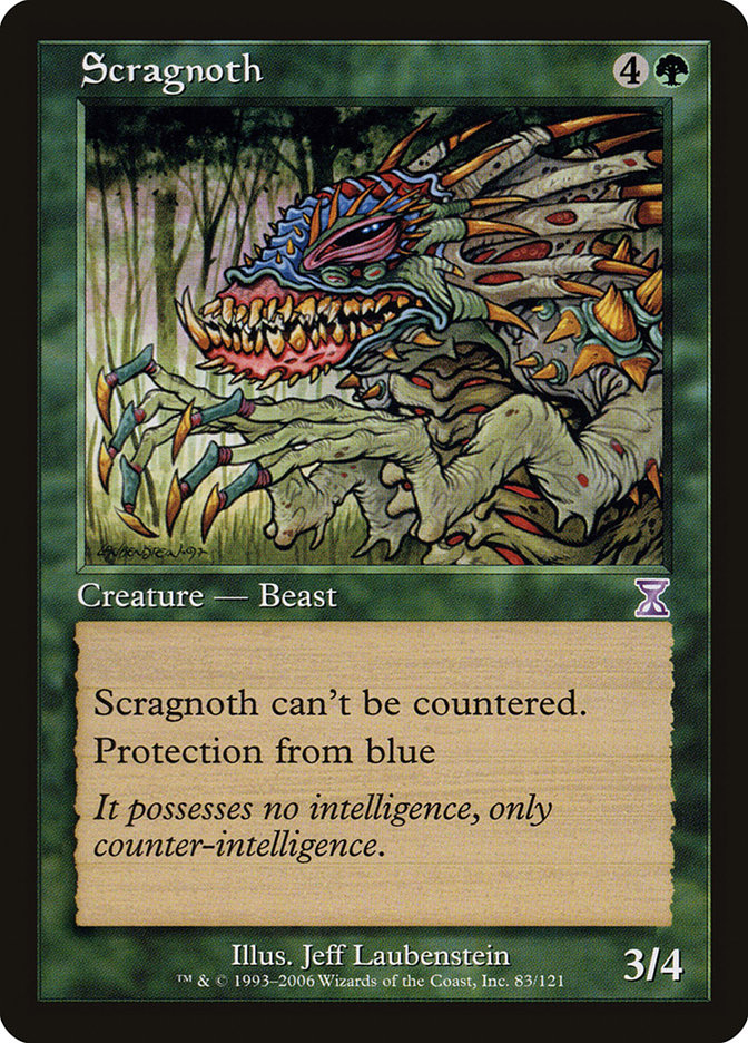 Scragnoth 83/121 (Timeshifted)  | Chromatic Games