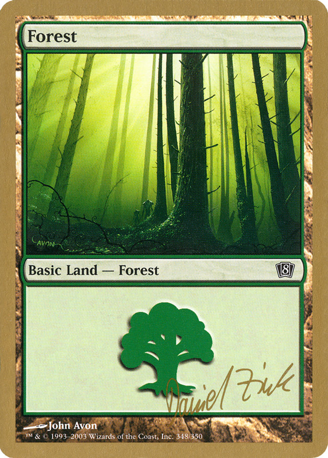 Forest (dz348) (Daniel Zink) [World Championship Decks 2003] | Chromatic Games