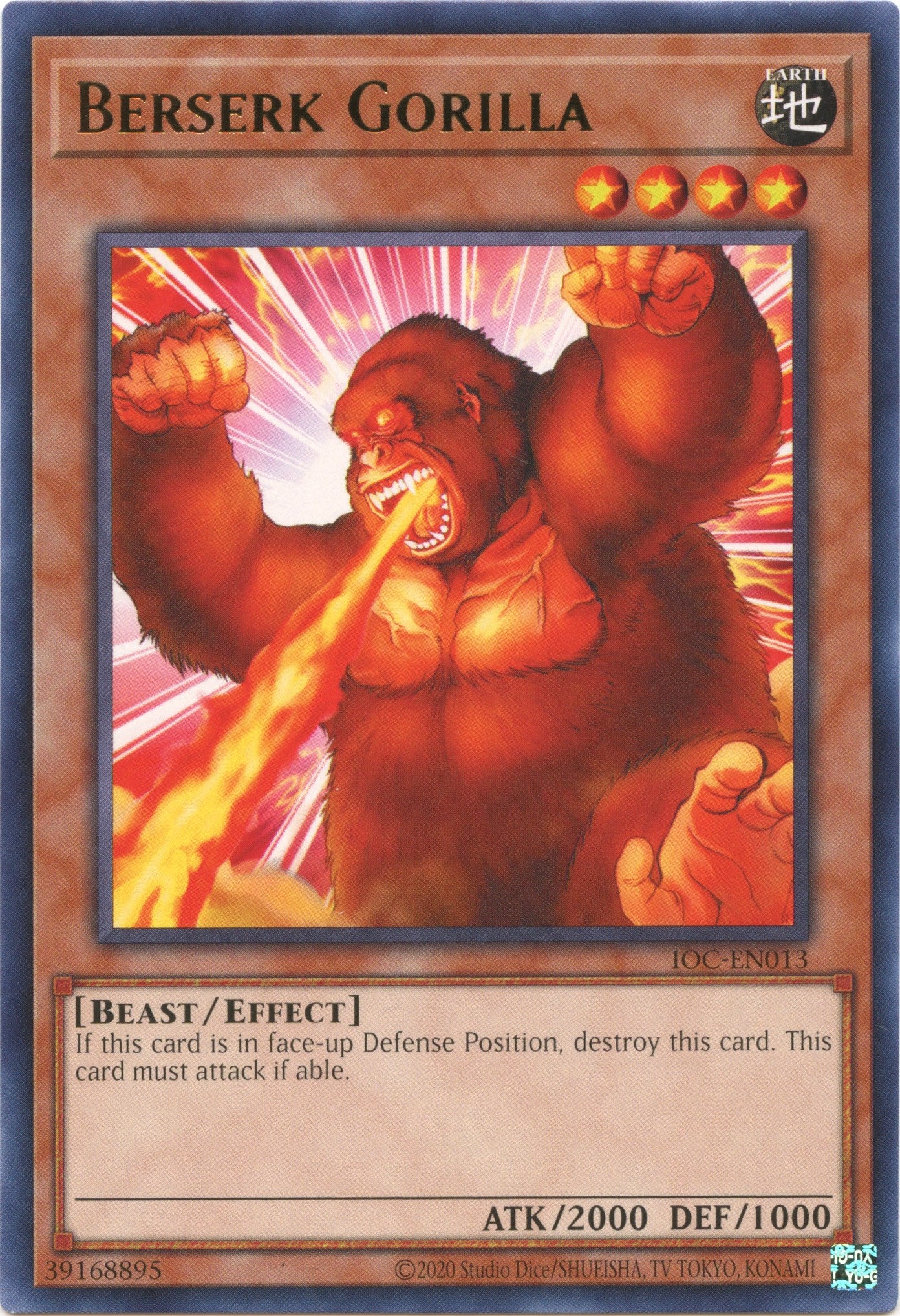 Berserk Gorilla (25th Anniversary) [IOC-EN013] Rare | Chromatic Games