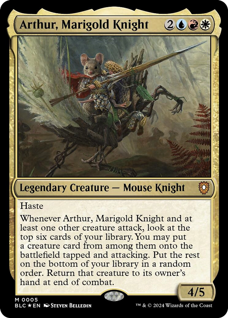 Arthur, Marigold Knight [Bloomburrow Commander] | Chromatic Games