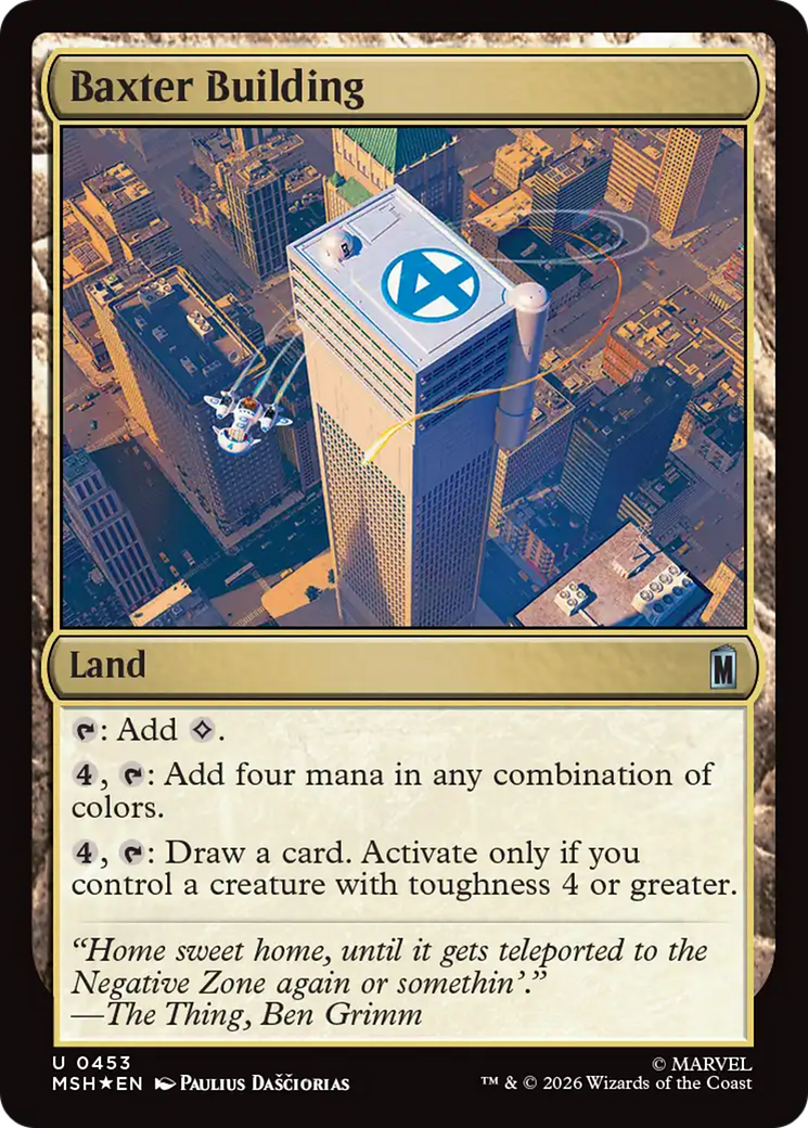 Baxter Building (Surge Foil) [Marvel Super Heroes] | Chromatic Games