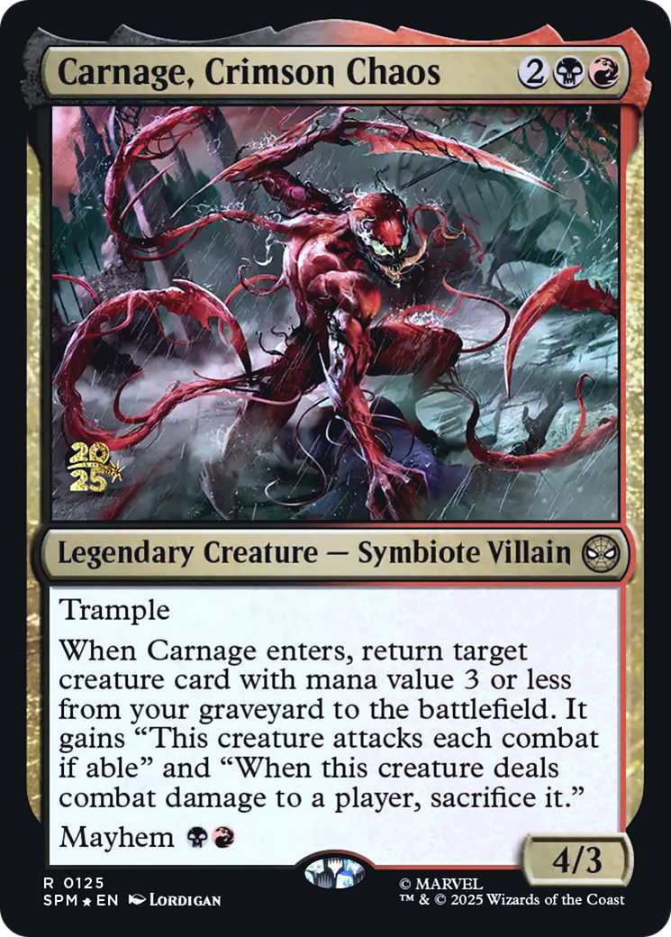 Carnage, Crimson Chaos [Wizards Play Network 2025] | Chromatic Games