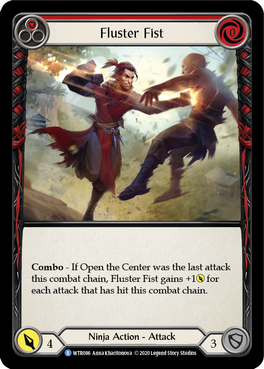 Fluster Fist (Red) [U-WTR086] (Welcome to Rathe Unlimited)  Unlimited Normal | Chromatic Games
