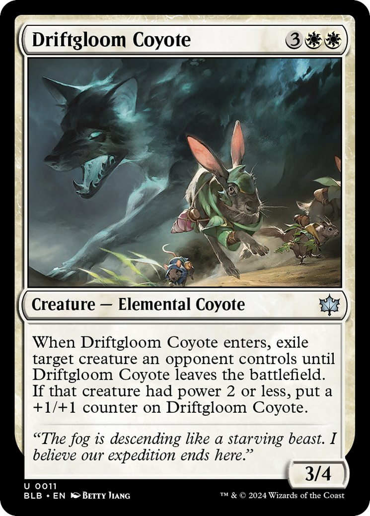 Driftgloom Coyote [Bloomburrow] | Chromatic Games