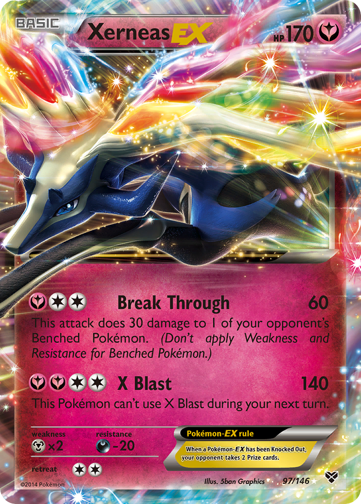 Xerneas EX (97/146) [XY: Base Set] | Chromatic Games