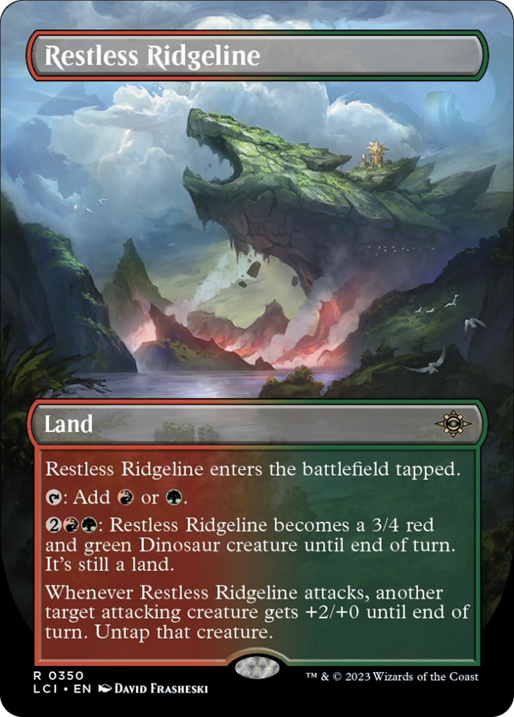 Restless Ridgeline (Borderless) [The Lost Caverns of Ixalan] | Chromatic Games