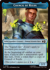 Wall // Council of Reeds Double-Sided Token [Marvel Super Heroes Commander Tokens] | Chromatic Games