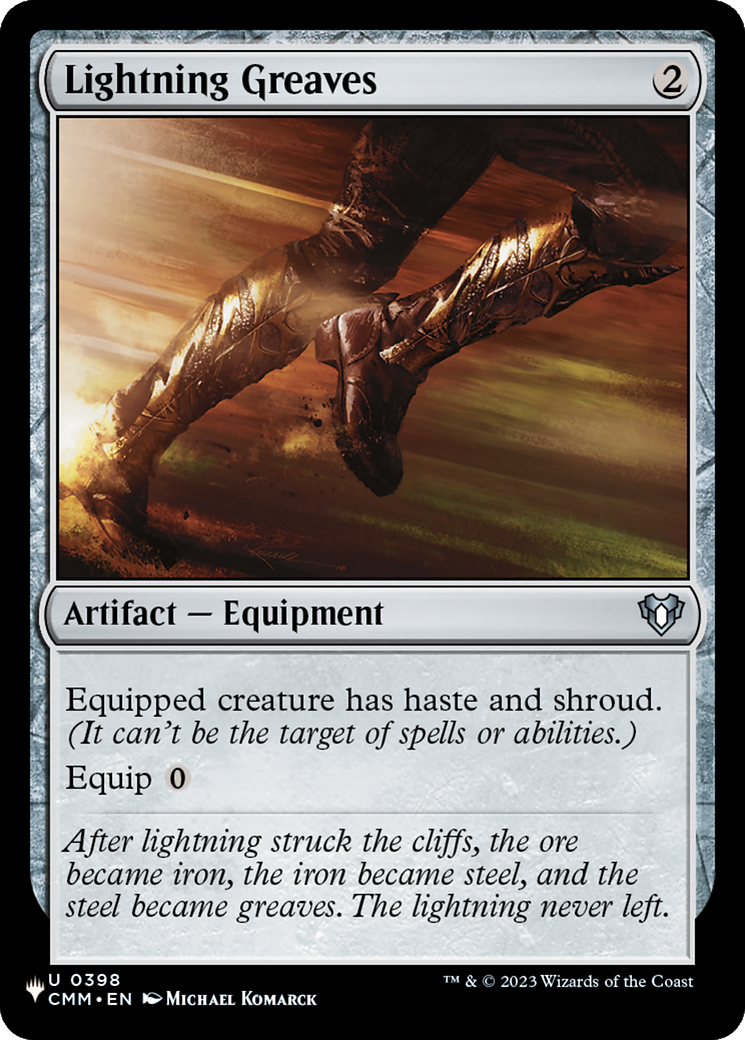 Lightning Greaves (CMM) [The List] | Chromatic Games