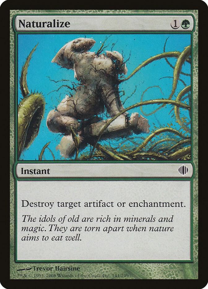 Naturalize 141/249 (Shards of Alara)  - Foil | Chromatic Games