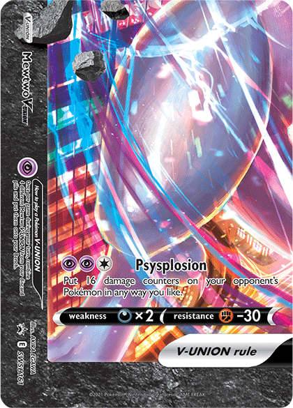 Mewtwo V-Union (SWSH161) [Sword & Shield: Black Star Promos] | Chromatic Games