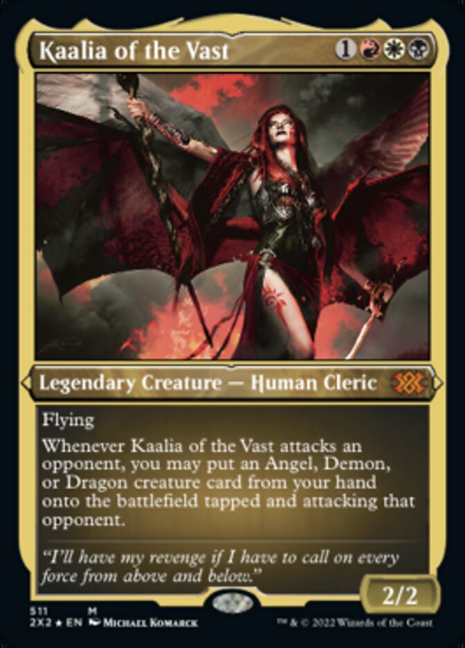 Kaalia of the Vast (Foil Etched) [Double Masters 2022] | Chromatic Games