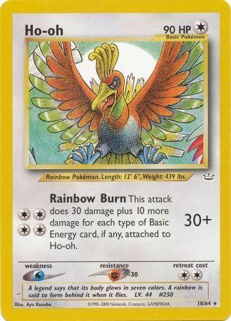 Ho-oh (18/64) [Neo Revelation Unlimited] | Chromatic Games