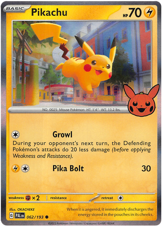 Pikachu (062/193) [Trick or Trade 2023] | Chromatic Games