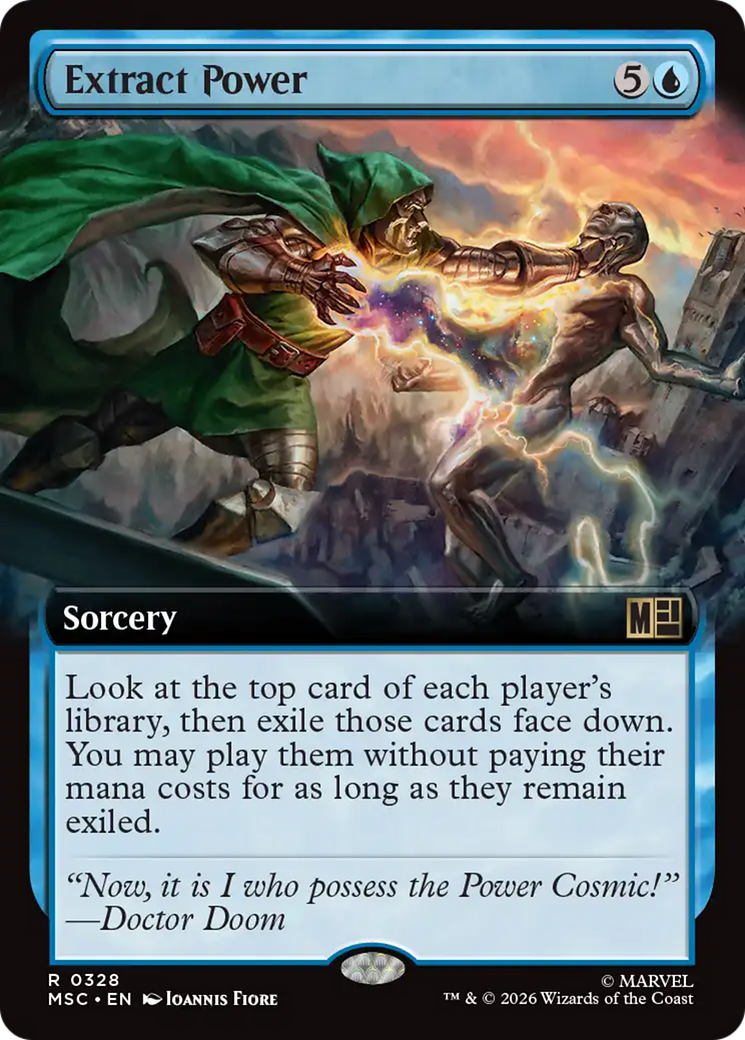 Extract Power (Extended Art) [Marvel Super Heroes Commander] | Chromatic Games