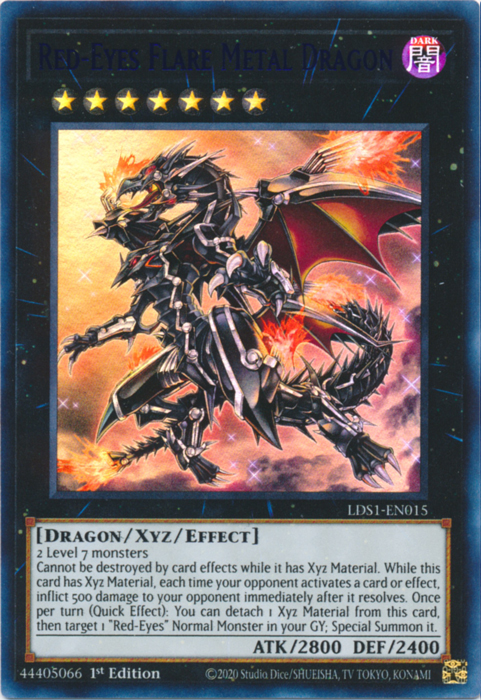 Red-Eyes Flare Metal Dragon (Blue) [LDS1-EN015] Ultra Rare | Chromatic Games
