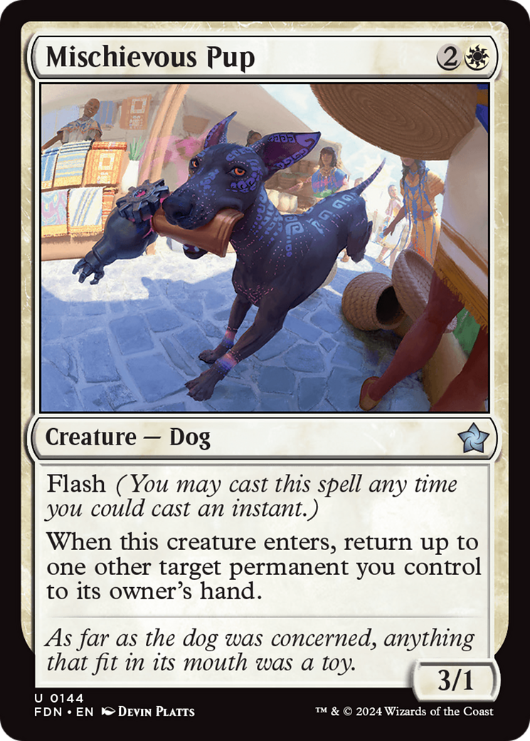 Mischievous Pup [Foundations] | Chromatic Games