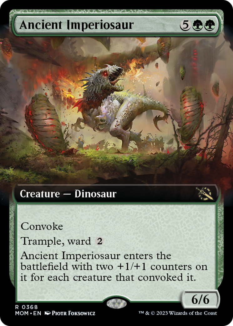 Ancient Imperiosaur (Extended Art) [March of the Machine] | Chromatic Games