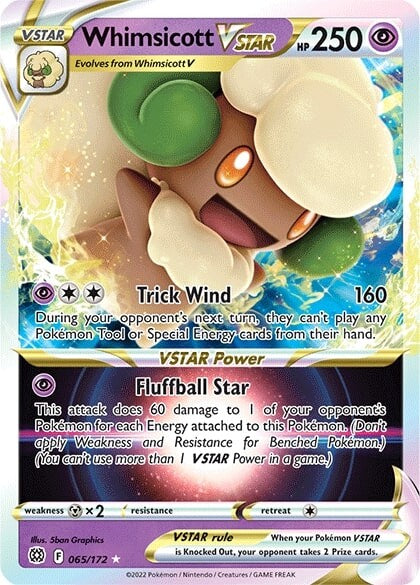 Whimsicott VSTAR (065/172) [Sword & Shield: Brilliant Stars] | Chromatic Games