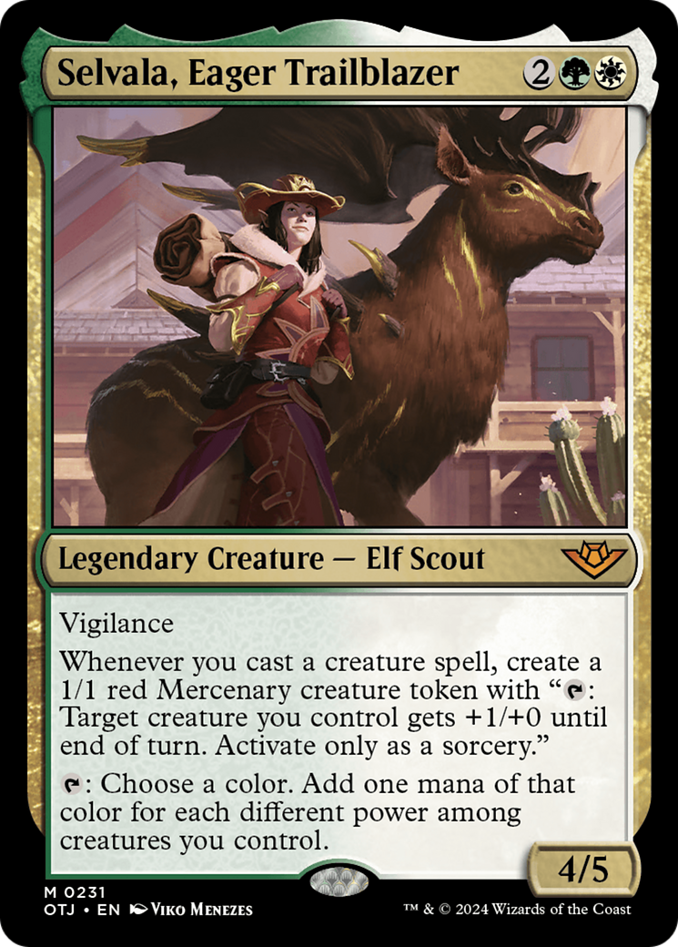 Selvala, Eager Trailblazer [Outlaws of Thunder Junction] | Chromatic Games