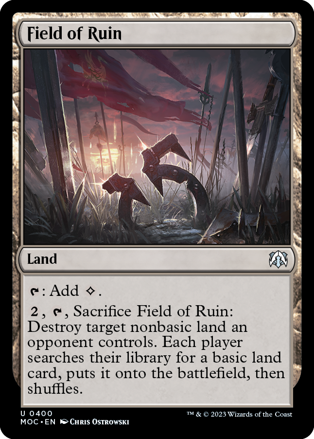 Field of Ruin [March of the Machine Commander] | Chromatic Games