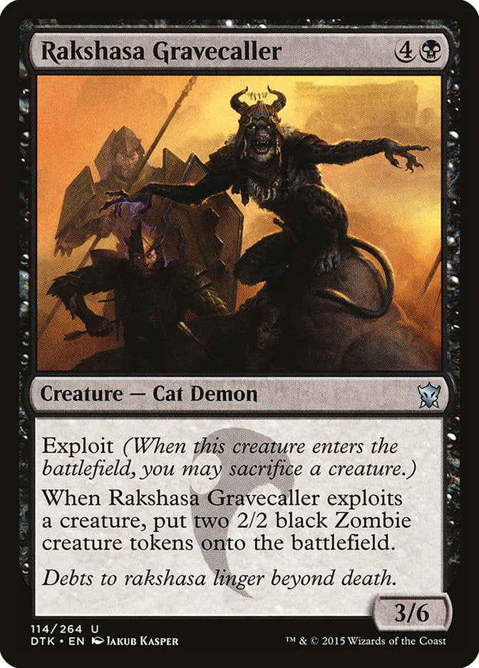 Rakshasa Gravecaller 114/264 (Dragons of Tarkir)  | Chromatic Games
