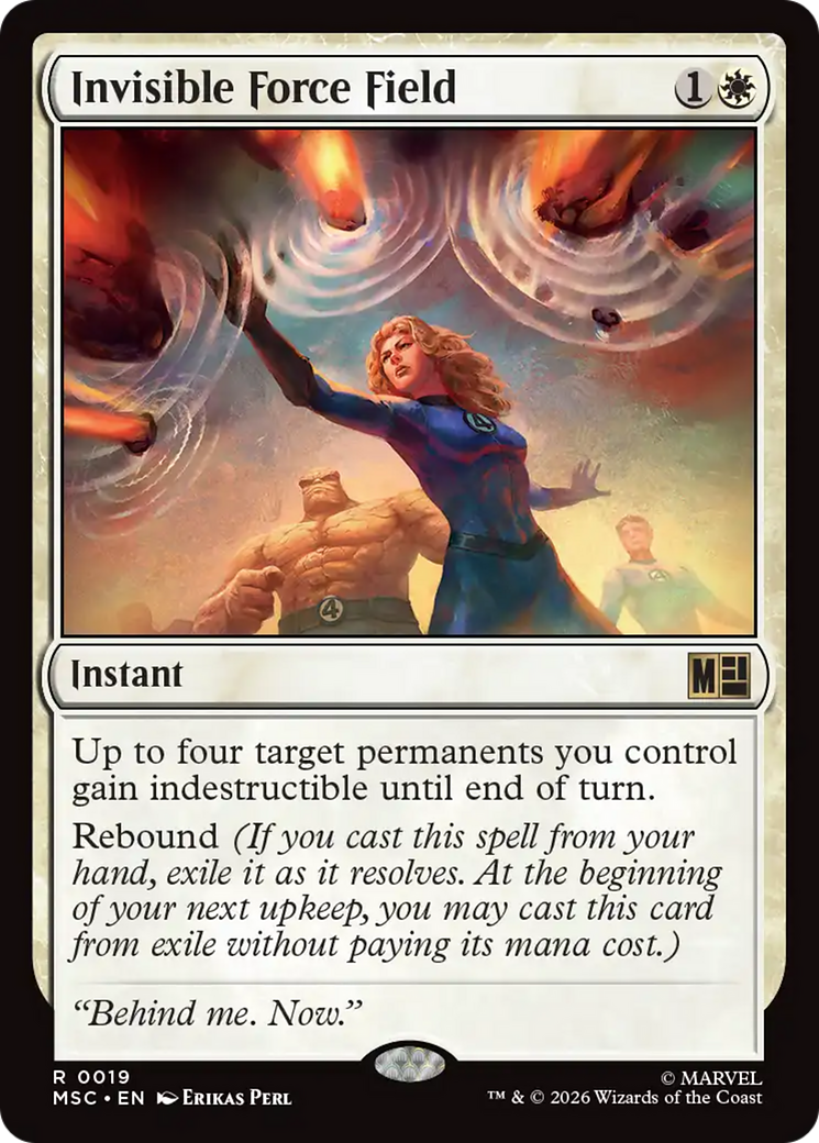 Invisible Force Field (Surge Foil) [Marvel Super Heroes Commander] | Chromatic Games