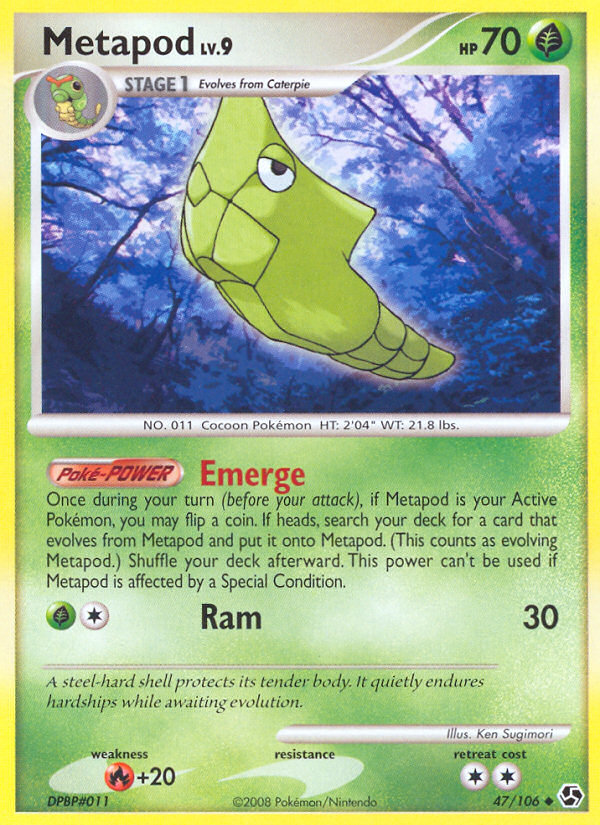 Metapod (47/106) [Diamond & Pearl: Great Encounters] | Chromatic Games