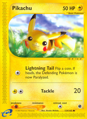 Pikachu (124/165) [Expedition: Base Set] | Chromatic Games