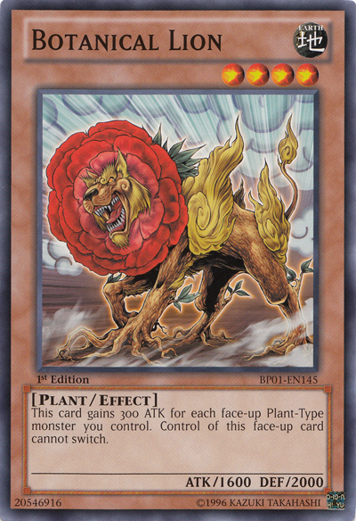 Botanical Lion [BP01-EN145] Common | Chromatic Games