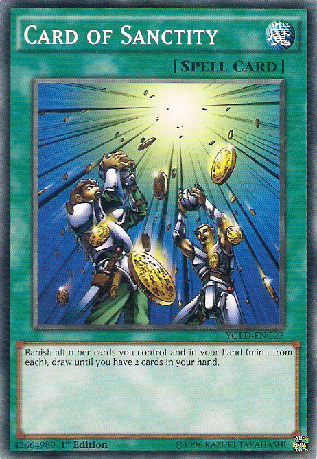 Card of Sanctity [YGLD-ENC27] Common | Chromatic Games
