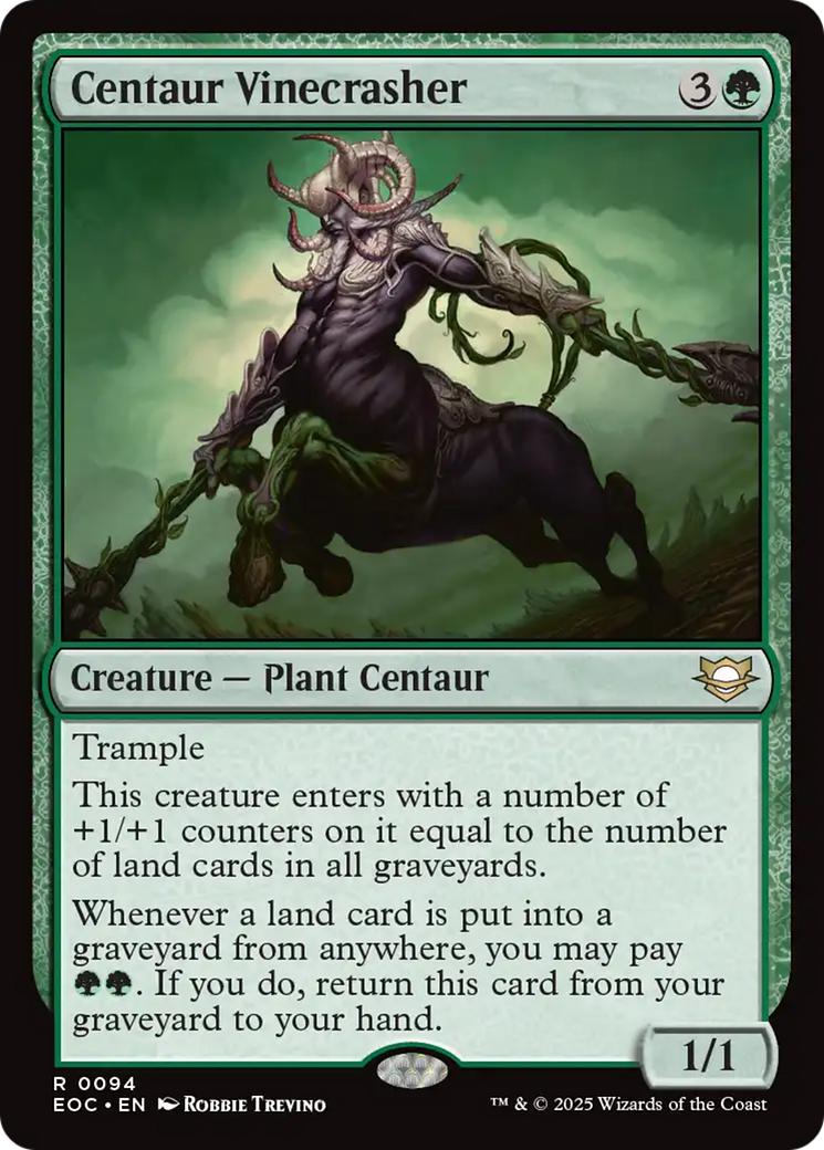 Centaur Vinecrasher [Edge of Eternities Commander] | Chromatic Games
