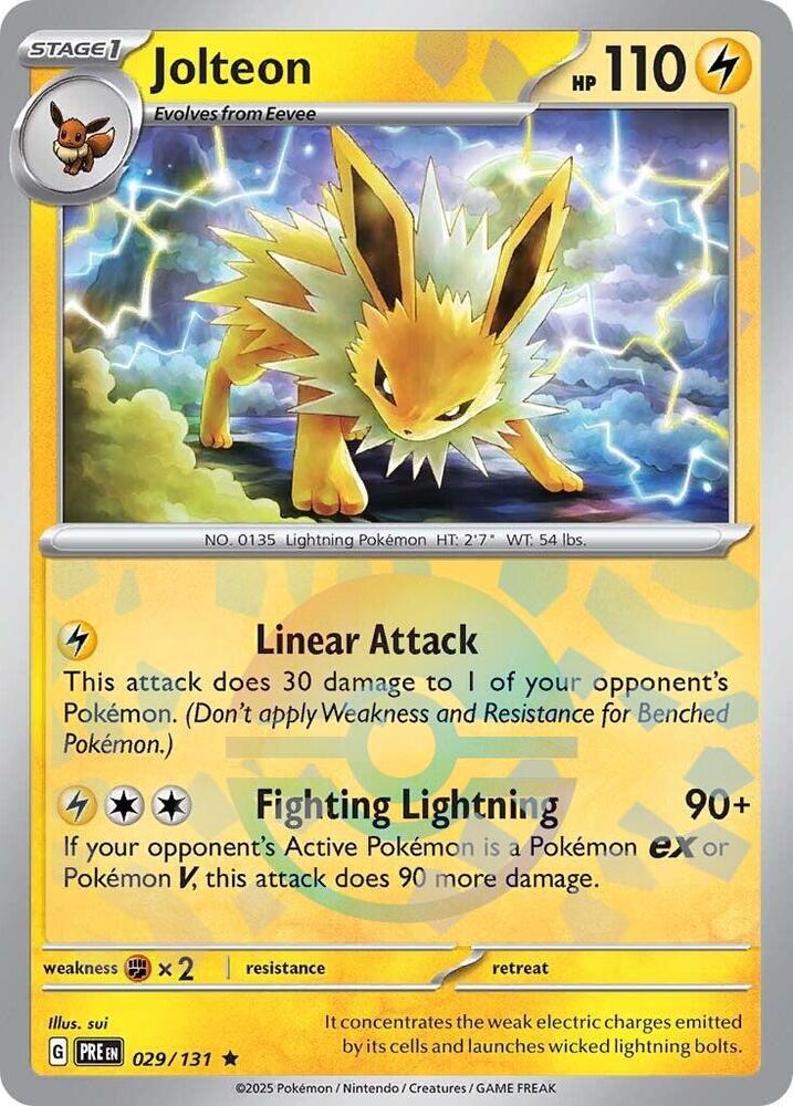 Jolteon (029/131) (Poke Ball Pattern) [Scarlet & Violet: Prismatic Evolutions] | Chromatic Games