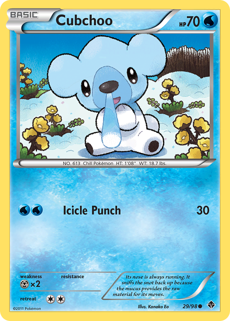 Cubchoo (29/98) [Black & White: Emerging Powers] | Chromatic Games